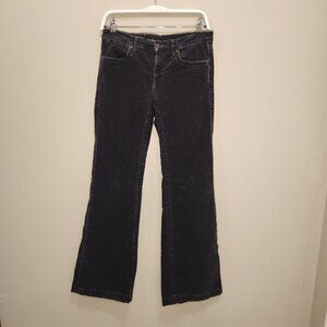 Paper Denim & Cloth Pants Navy Corduroy Bootcut Low Rise Y2K 90's Fall - Size 28